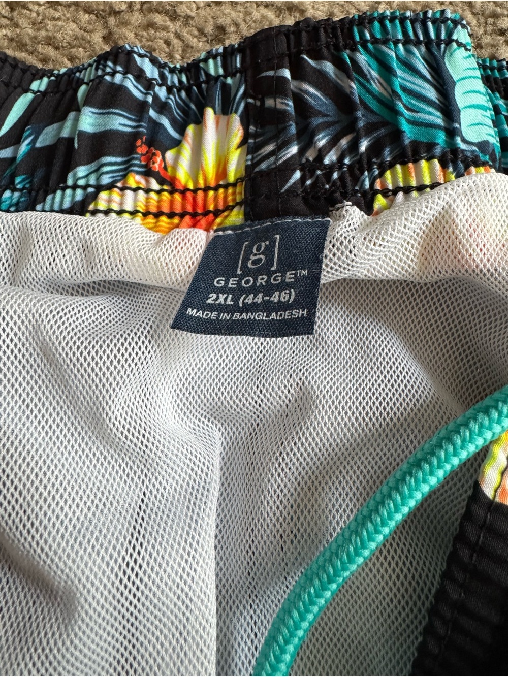 George Floral Swim Trunks - Picture 3 of 4